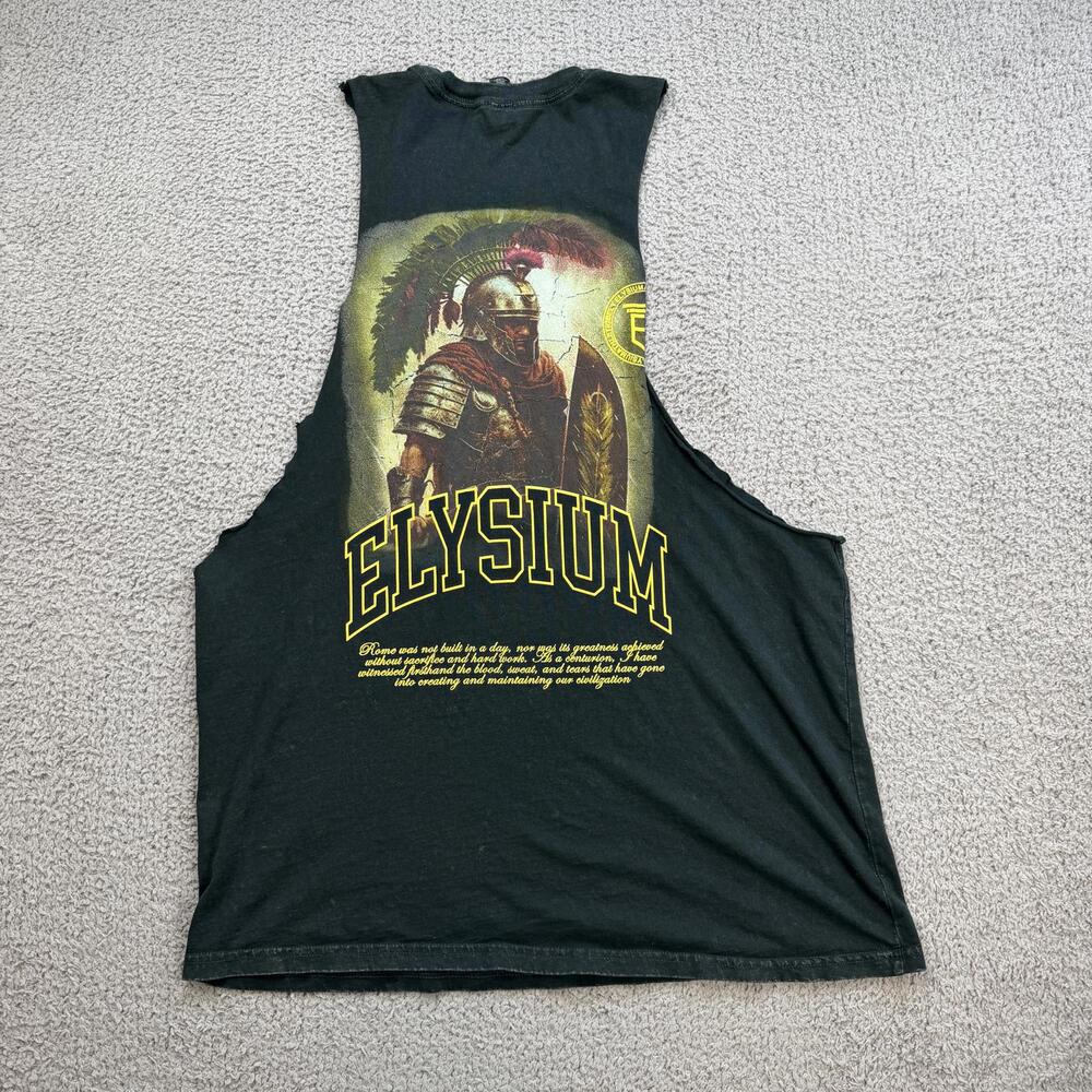 AS Colour Elysium Roman Soldier Muscle Tank Top L Gladiator Gym Bodybuilding